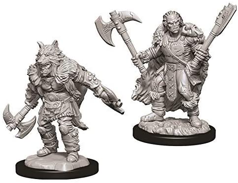 DND Nolzur's Marvelous Miniatures W9 Male Half Orc Barbarian