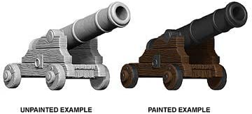 WizKids Deep Cuts Unpainted Miniatures W9 Cannons