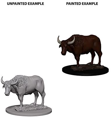 WizKids Deep Cuts Unpainted Miniatures W4 Oxen