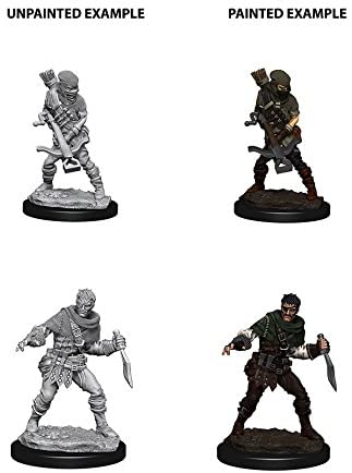 WizKids Deep Cuts Unpainted Miniatures W4 Bandits
