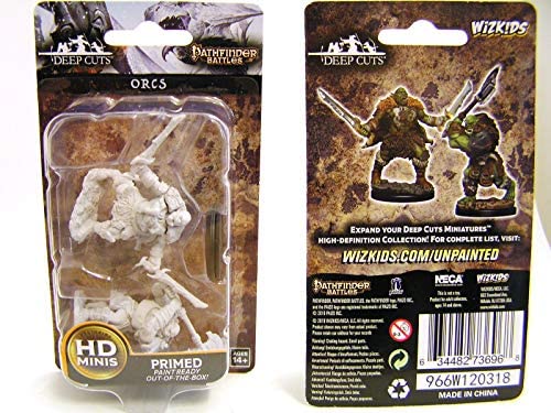 Pathfinder Deep Cuts Unpainted Miniatures W8 Orcs