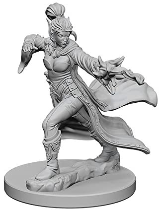 Pathfinder Deep Cuts Unpainted Miniatures W1 Elf Female Sorcerer