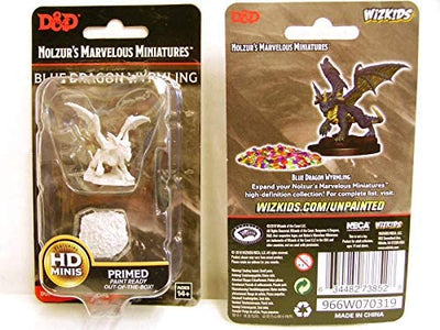 DND Nolzur's Marvelous Miniatures W10 Blue Dragon Wyrmling