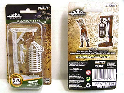 WizKids Deep Cuts Unpainted Miniatures W10 Hanging Cage