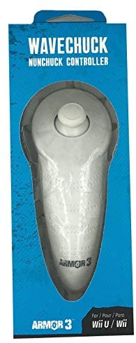 Armor 3 WaveChuck Nunchuck White Controller for Wii Wii U