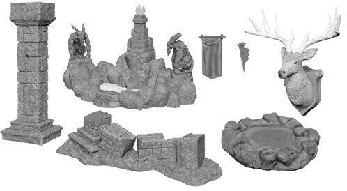 Pathfinder Deep Cuts Unpainted Miniatures W11 Pools and Pillars