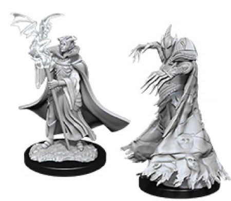 Pathfinder Deep Cuts Unpainted Miniatures W12 Cultist and Devil