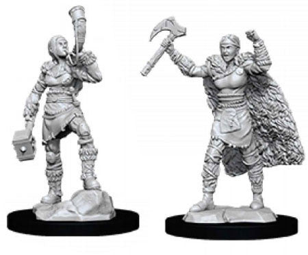 DND Nolzur's Marvelous Miniatures W12 Human Female Barbarian