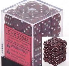 Chessex 12mm Speckled D6 Brick
