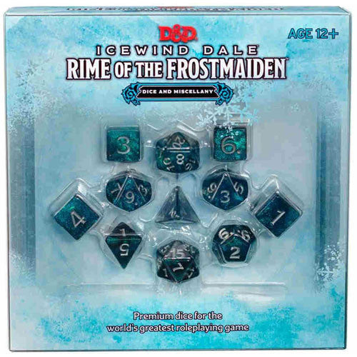 DND Icewind Dale Rime of the Frost Maiden Dice