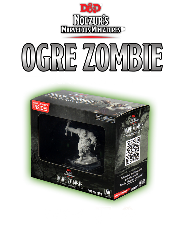DND Nolzur's Marvelous Unpainted Miniatures Paint Night Kit Ogre Zombie