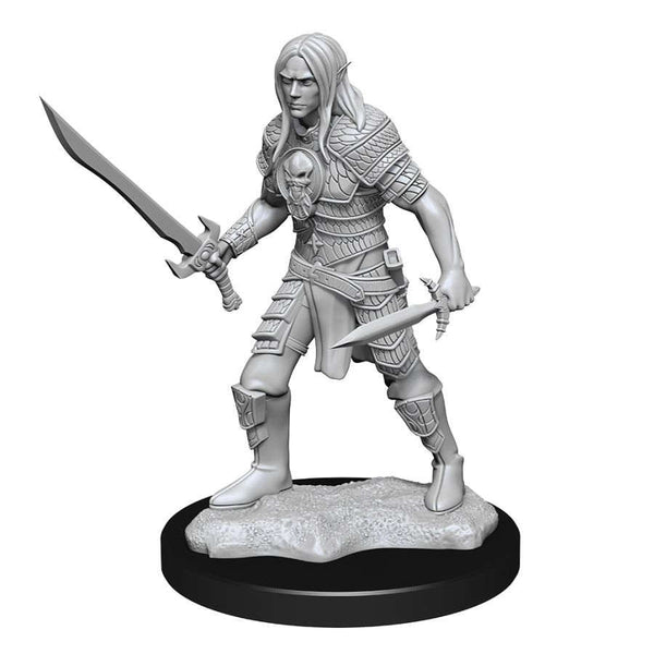 Pathfinder Deep Cuts Unpainted Miniatures W13 Male Elf Fighter