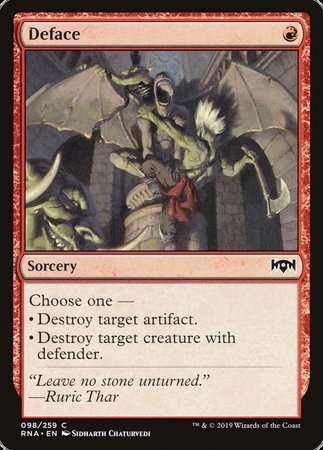 Deface [Ravnica Allegiance]