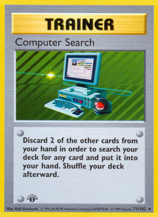 Computer Search (71/102) [Base Set 1st Edition]