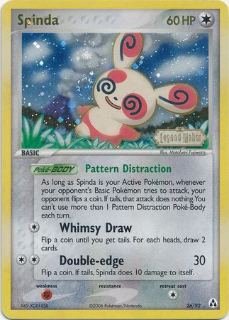 Spinda (26/92) (Stamped) [EX: Legend Maker]