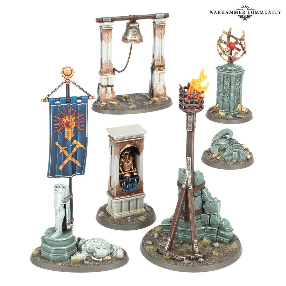 Warhammer Age of Sigmar Realmscape Objective Markers