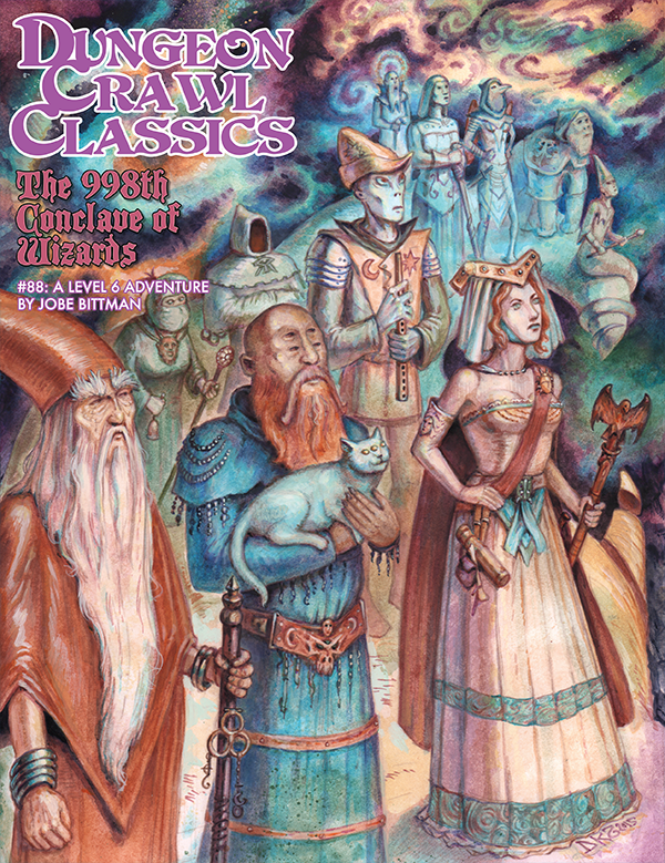 DCC Adventure - #88 The 998th Conclave Of Wizards Sketch Cover