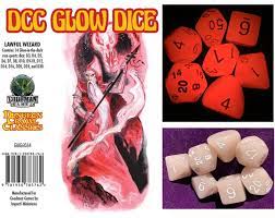 DCC Lawful Wizard Glow Dice Set