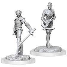 DND Nolzur's Marvelous Miniatures  W18 Drow Fighters