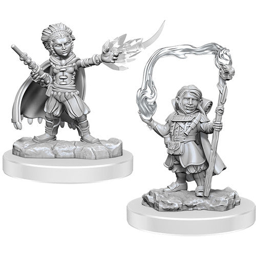 DND Nolzur's Marvelous Miniatures W20 Halfling Wizards