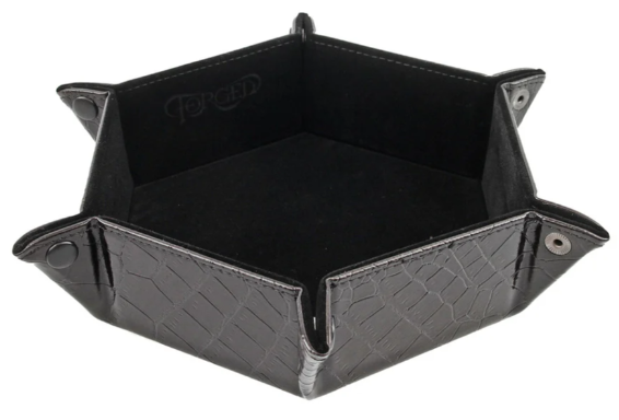 Forged Gaming Dragon Skin Hexagon Snap Folding Dice Tray