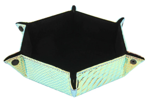 Forged Gaming Dragon Skin Hexagon Snap Folding Dice Tray