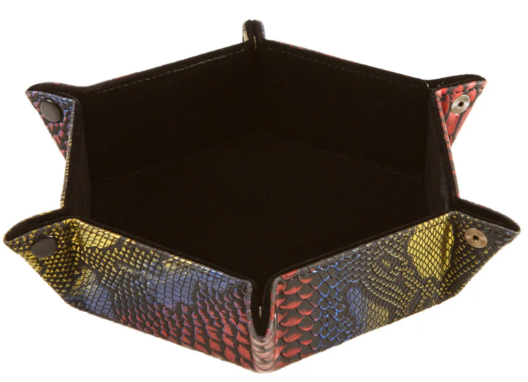 Forged Gaming Dragon Skin Hexagon Snap Folding Dice Tray