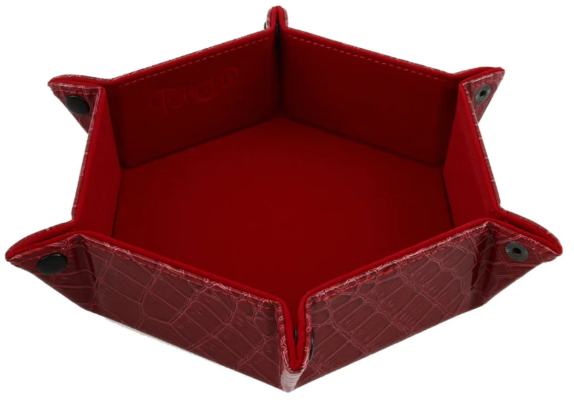 Forged Gaming Dragon Skin Hexagon Snap Folding Dice Tray