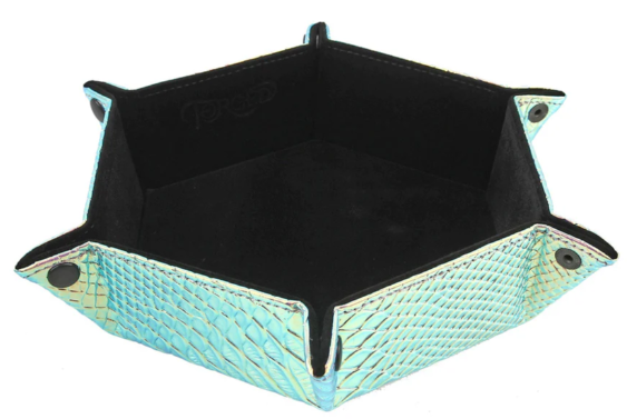Forged Gaming Dragon Skin Hexagon Snap Folding Dice Tray