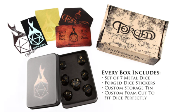 Forged Gaming Metal Dice Set