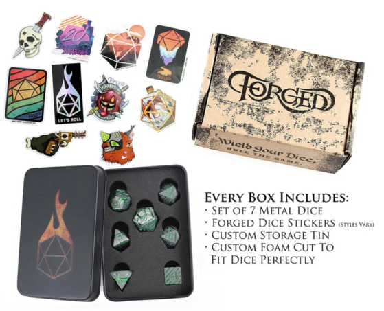 Forged Gaming Metal Dice Set