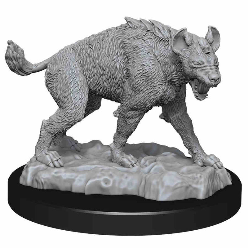 WizKids Deep Cuts Unpainted Miniatures W14 Hyenas