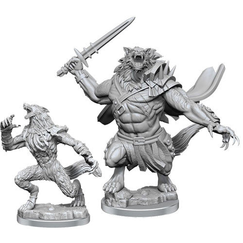 Magic the Gathering Unpainted Miniatures W16 Arlinn Kord and Tovolar