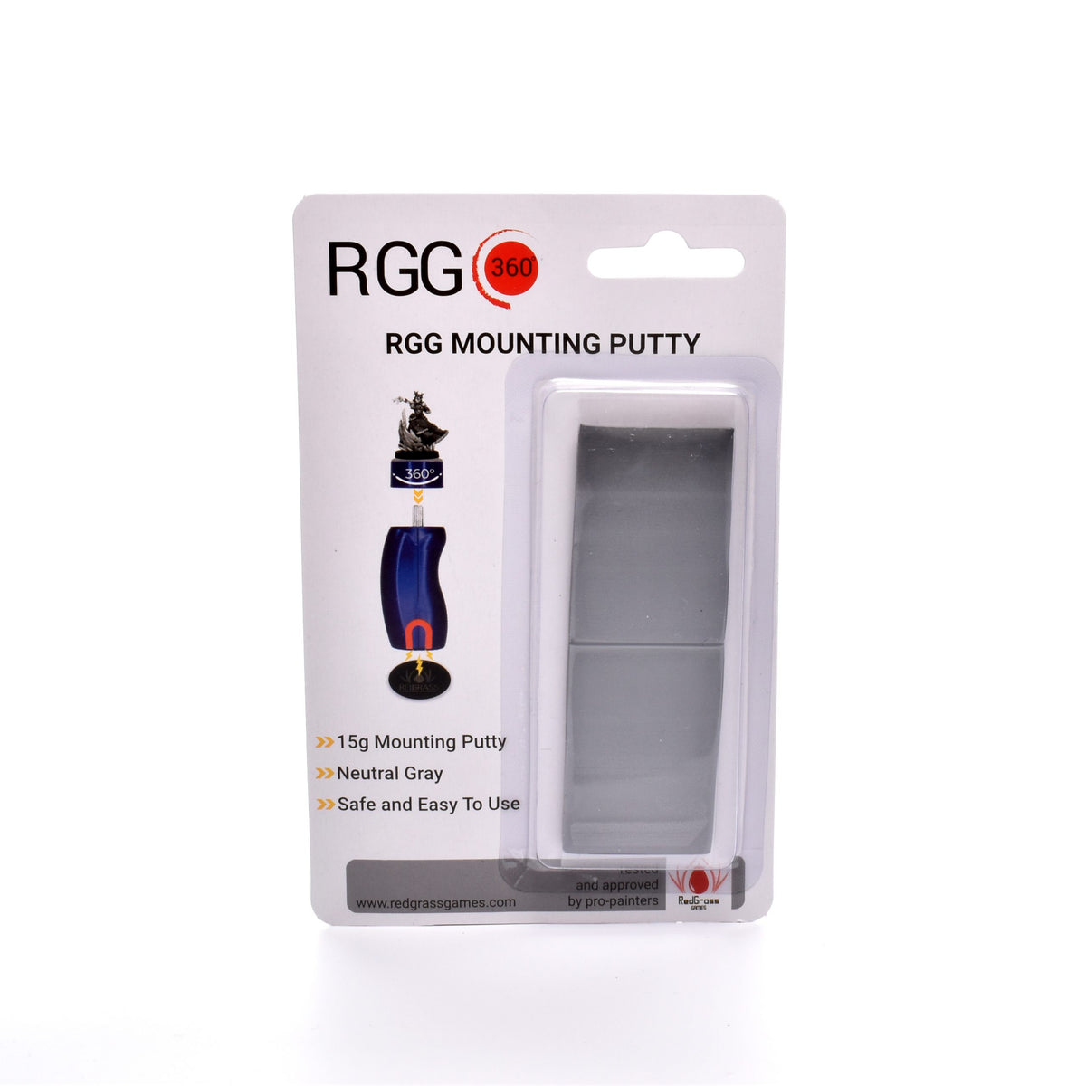 Redgrass Mounting Putty 15oz Neutral Grey