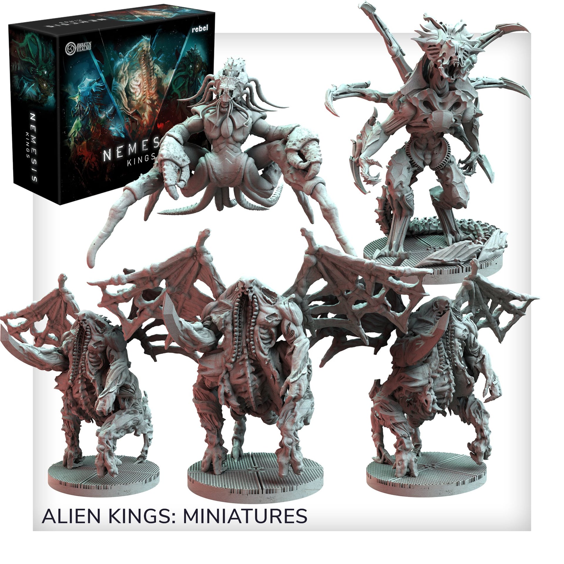Nemesis Alien Kings Miniatures Set