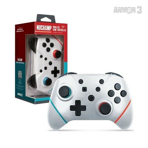 NuChamp Wireless Game Controller for Nintendo Switch White