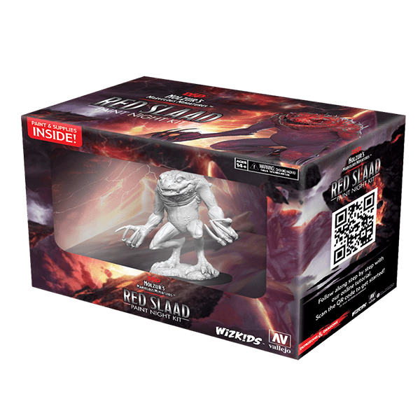 DND Nolzur's Marvelous Unpainted Miniatures Paint Night Kit Red Slaad