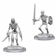 WizKids Deep Cuts Unpainted Miniatures W18 Skeletons