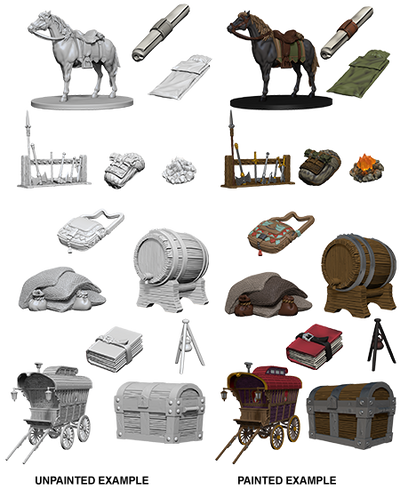 DND Nolzur's Marvelous Miniatures W4 Adventurers Campsite