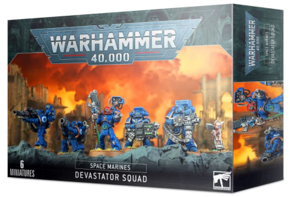 Warhammer 40k Space Marine Devastator Squad