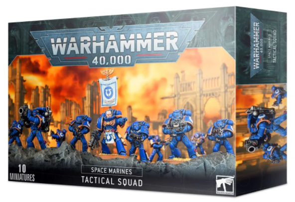 Warhammer 40k Space Marines Tactical Squad