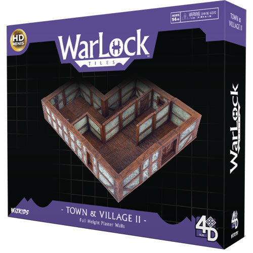 Warlock Tiles Town and Village 2 Full Height Plaster Walls