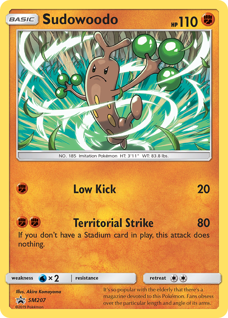 Sudowoodo (SM207) [Sun & Moon: Black Star Promos]