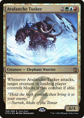 Avalanche Tusker [Khans of Tarkir Promos]