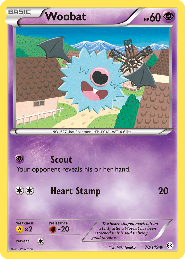 Woobat (70/149) [Black & White: Boundaries Crossed]