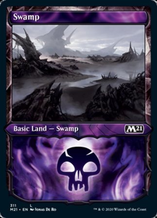 Swamp (Showcase) [Core Set 2021]