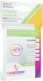 Gamegenic Standard American 59 x 91 mm Matte Sleeves