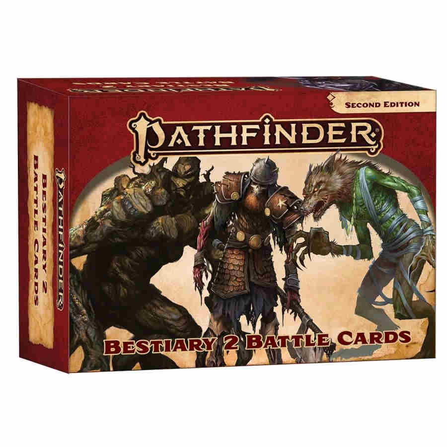 Pathfinder 2nd Ed Bestiary 2 Battle Cards