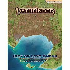 Pathfinder 2nd Ed City of Lost Omens Poster Map Folio