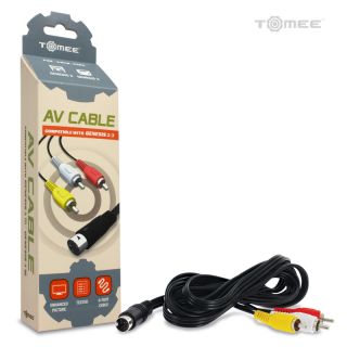 Tomee AV Cable for Sega Genesis Gen 2 and 3